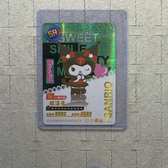 Sanrio Kuromi Wave 6 Booser Set - 13 Piece With Top Load Sleeve - Picture 8 of 16